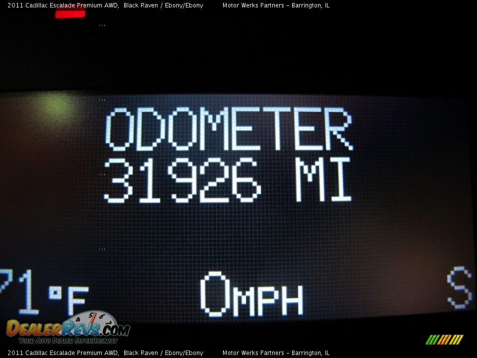 2011 Cadillac Escalade Premium AWD Black Raven / Ebony/Ebony Photo #30
