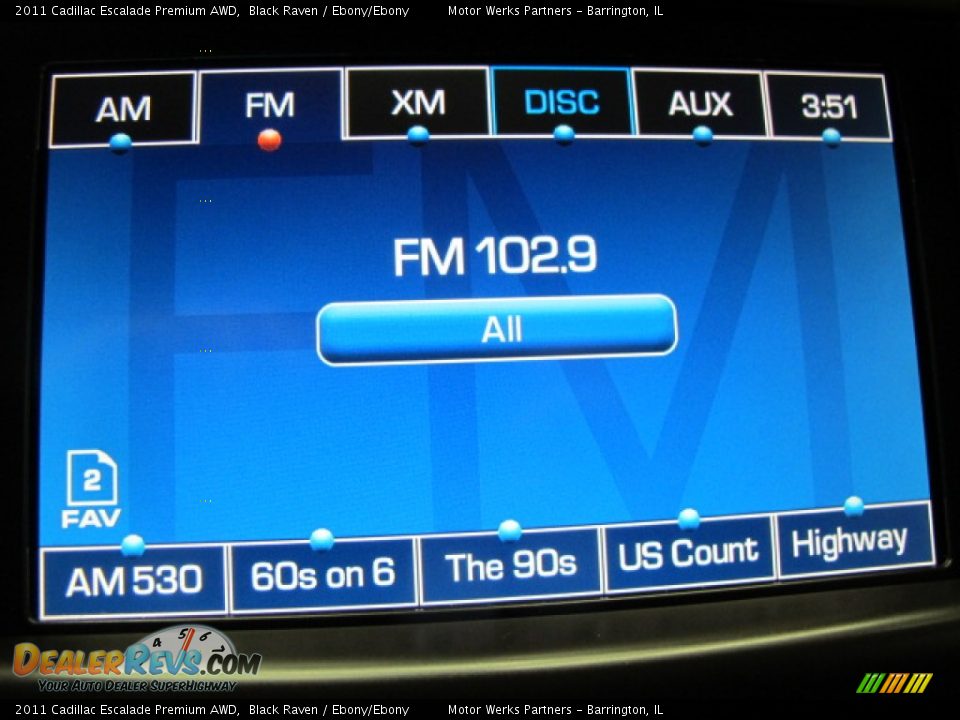 2011 Cadillac Escalade Premium AWD Black Raven / Ebony/Ebony Photo #31
