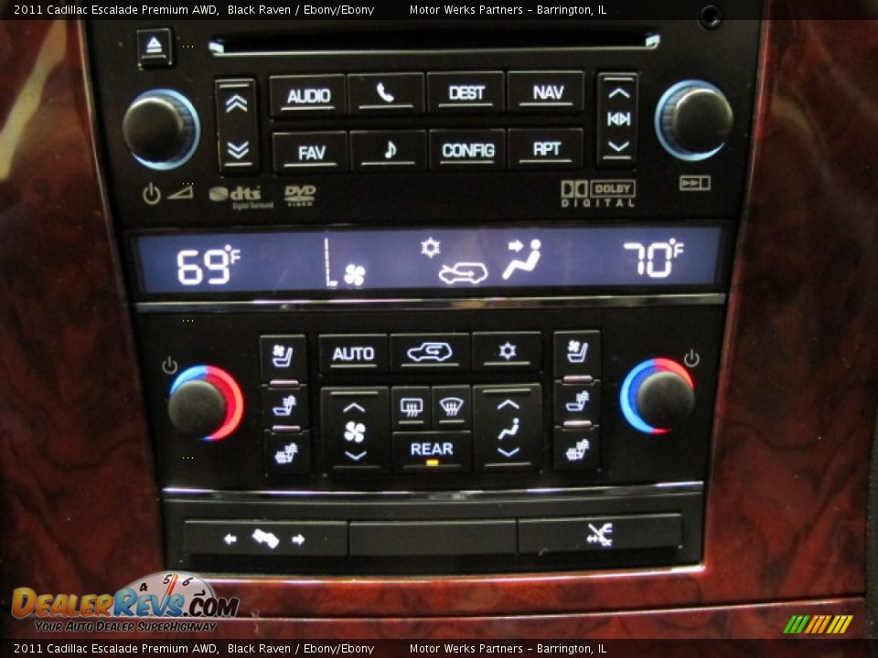 2011 Cadillac Escalade Premium AWD Black Raven / Ebony/Ebony Photo #32