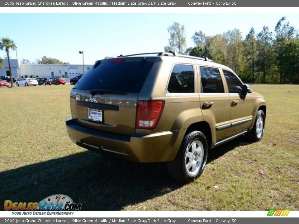 2009 Jeep Grand Cherokee Laredo Olive Green Metallic / Medium Slate Gray/Dark Slate Gray Photo #5