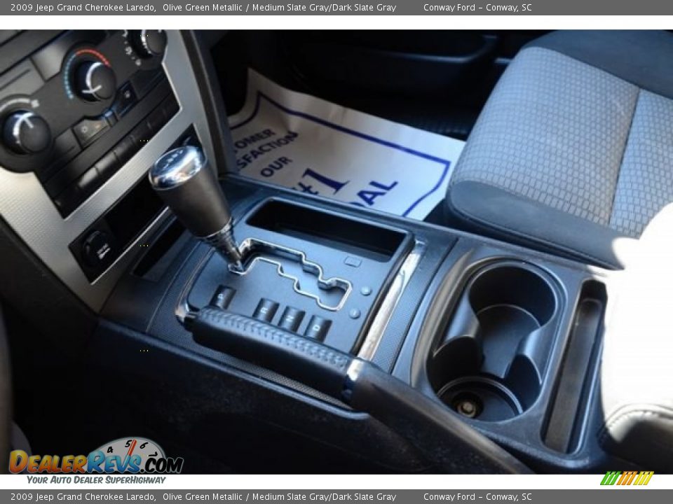 2009 Jeep Grand Cherokee Laredo Olive Green Metallic / Medium Slate Gray/Dark Slate Gray Photo #27