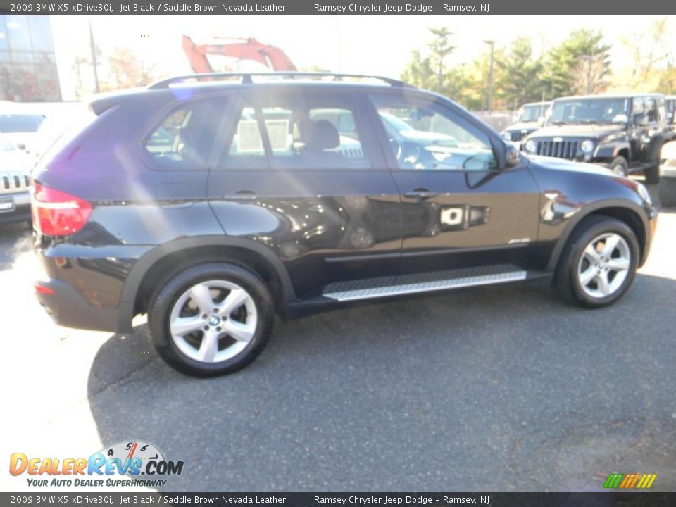 2009 BMW X5 xDrive30i Jet Black / Saddle Brown Nevada Leather Photo #9