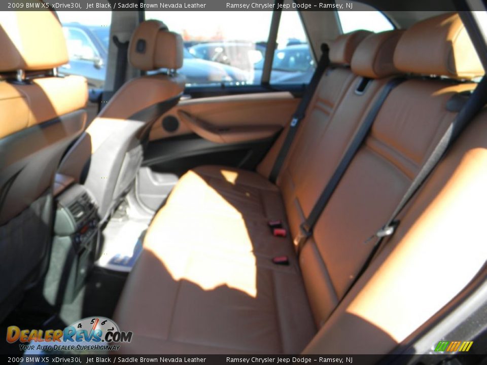 2009 BMW X5 xDrive30i Jet Black / Saddle Brown Nevada Leather Photo #10