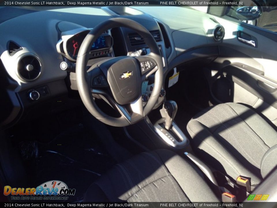2014 Chevrolet Sonic LT Hatchback Deep Magenta Metallic / Jet Black/Dark Titanium Photo #7