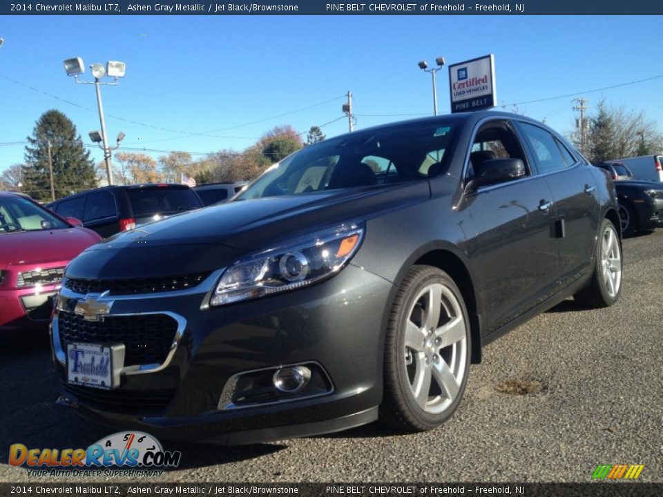 2014 Chevrolet Malibu LTZ Ashen Gray Metallic / Jet Black/Brownstone Photo #1