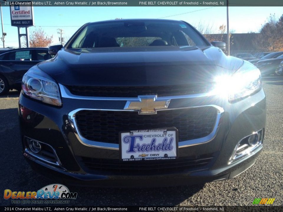 2014 Chevrolet Malibu LTZ Ashen Gray Metallic / Jet Black/Brownstone Photo #2