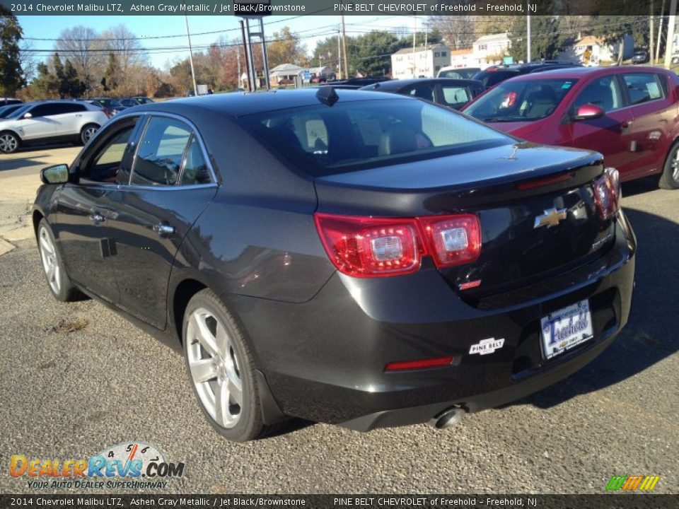 2014 Chevrolet Malibu LTZ Ashen Gray Metallic / Jet Black/Brownstone Photo #4