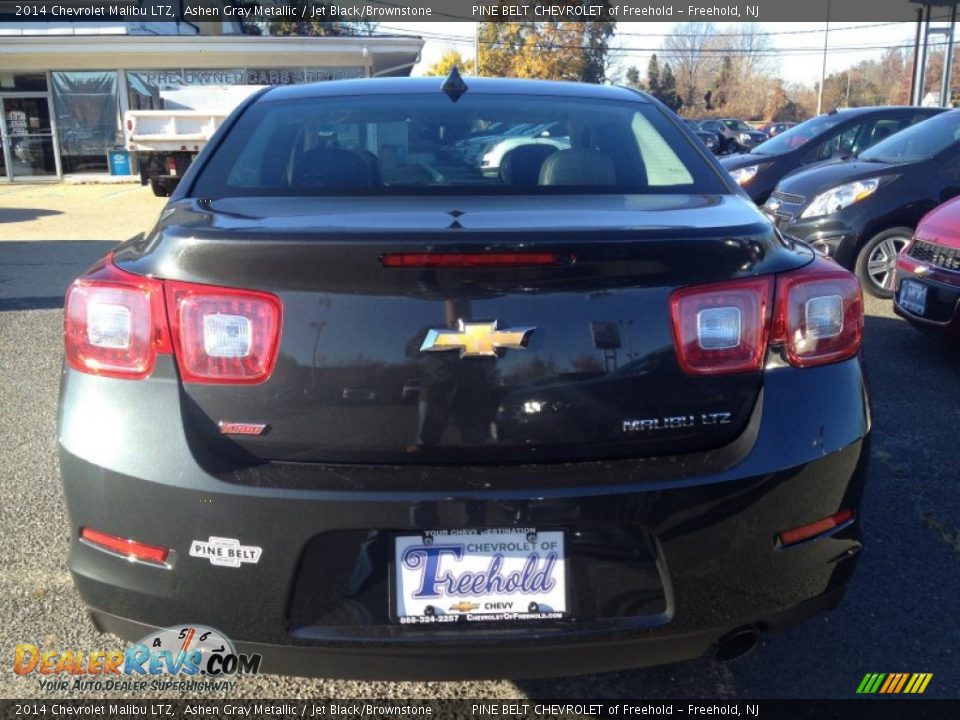 2014 Chevrolet Malibu LTZ Ashen Gray Metallic / Jet Black/Brownstone Photo #5