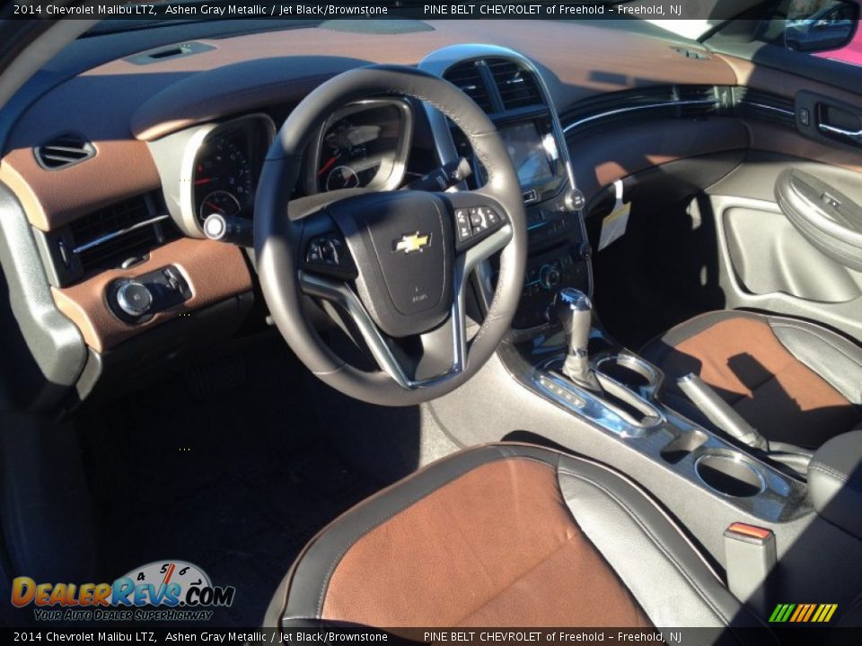 2014 Chevrolet Malibu LTZ Ashen Gray Metallic / Jet Black/Brownstone Photo #7
