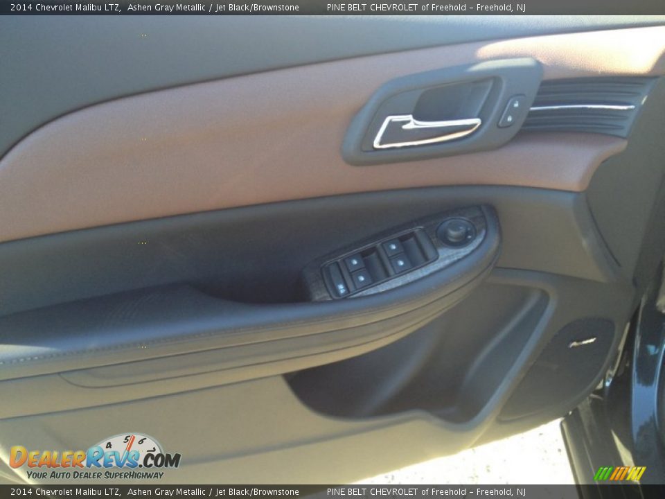 2014 Chevrolet Malibu LTZ Ashen Gray Metallic / Jet Black/Brownstone Photo #8