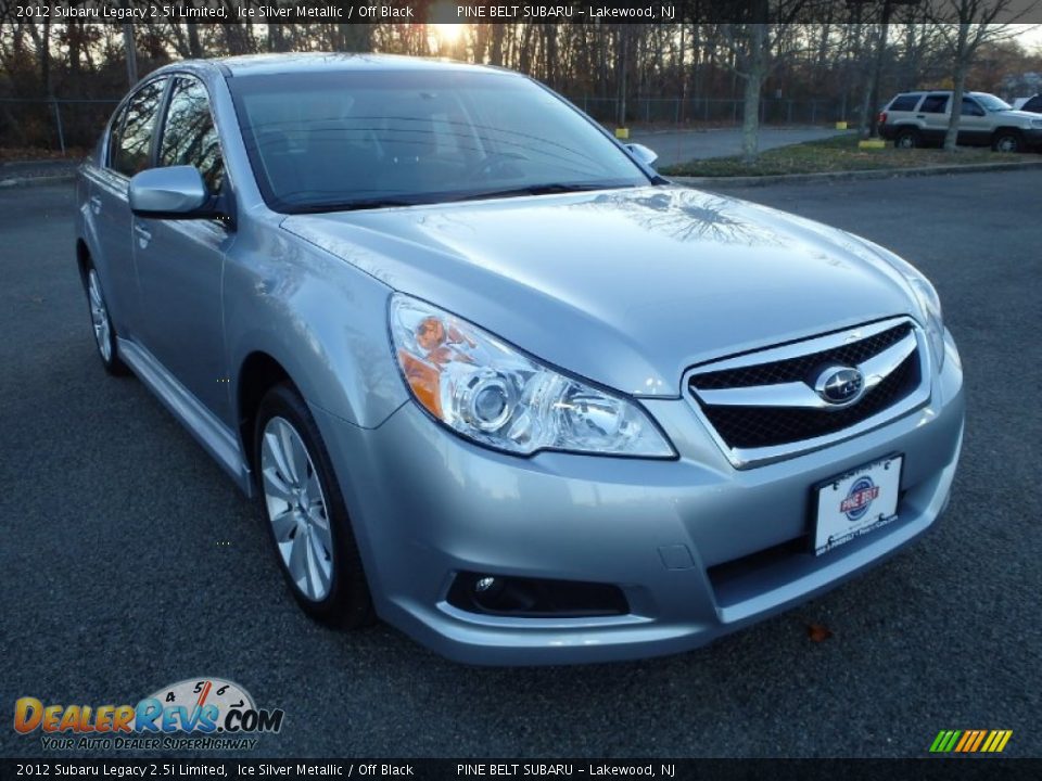 2012 Subaru Legacy 2.5i Limited Ice Silver Metallic / Off Black Photo #3