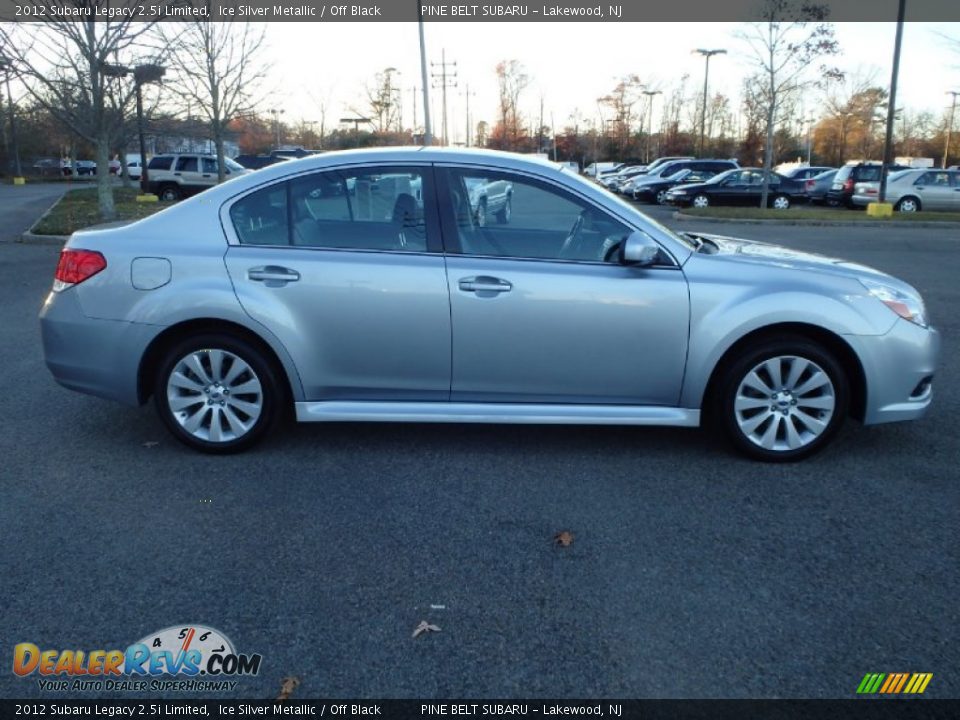 2012 Subaru Legacy 2.5i Limited Ice Silver Metallic / Off Black Photo #4