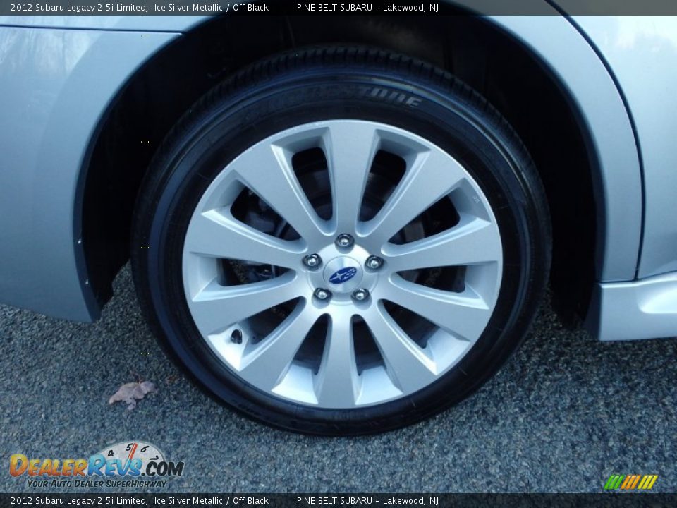 2012 Subaru Legacy 2.5i Limited Ice Silver Metallic / Off Black Photo #5
