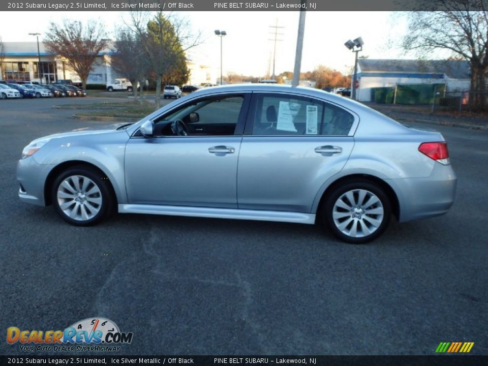 2012 Subaru Legacy 2.5i Limited Ice Silver Metallic / Off Black Photo #6