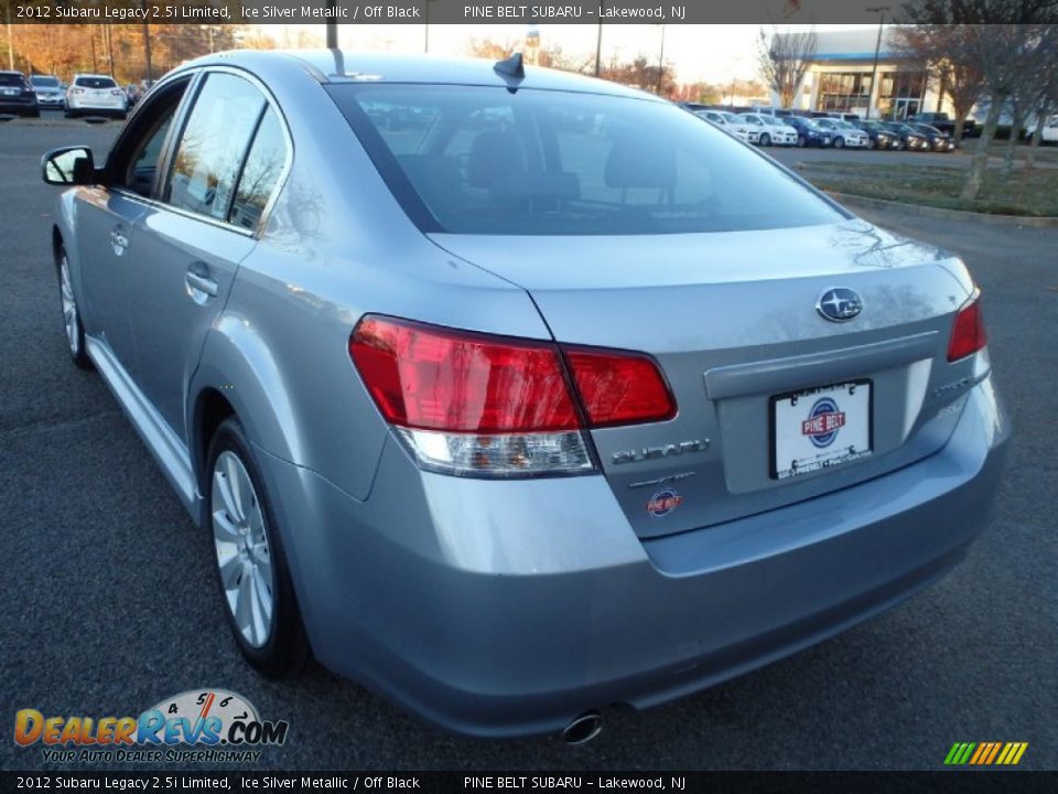 2012 Subaru Legacy 2.5i Limited Ice Silver Metallic / Off Black Photo #9