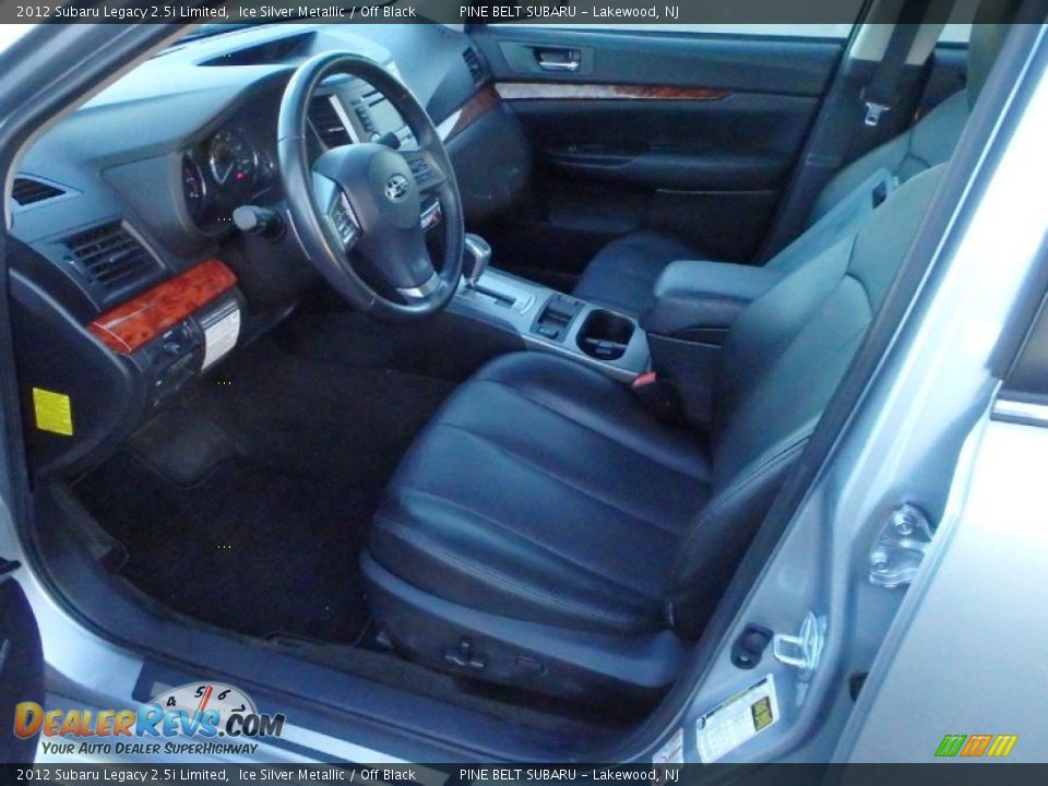 2012 Subaru Legacy 2.5i Limited Ice Silver Metallic / Off Black Photo #10