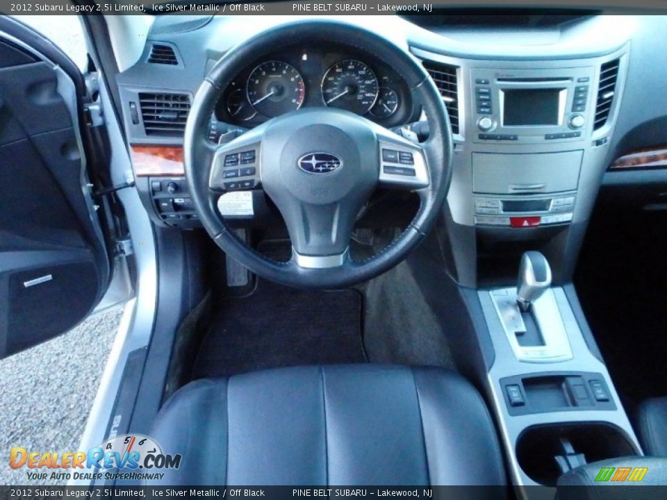 2012 Subaru Legacy 2.5i Limited Ice Silver Metallic / Off Black Photo #15
