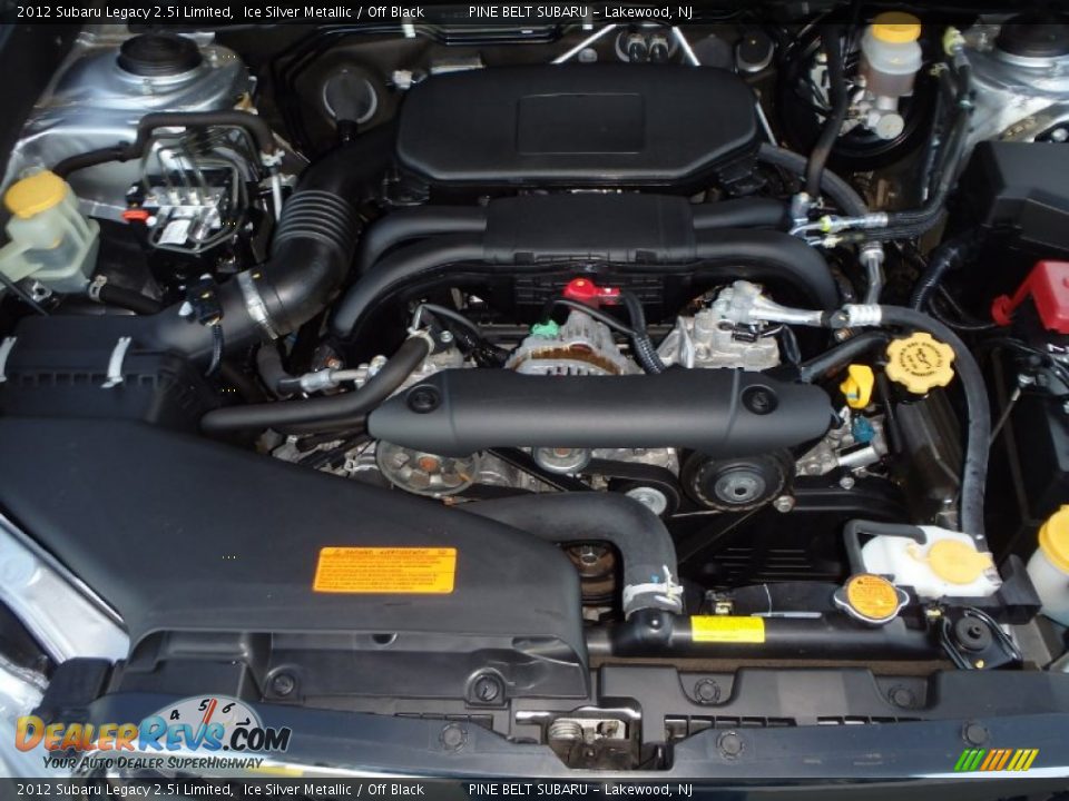 2012 Subaru Legacy 2.5i Limited Ice Silver Metallic / Off Black Photo #16