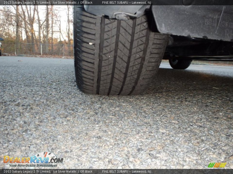 2012 Subaru Legacy 2.5i Limited Ice Silver Metallic / Off Black Photo #19