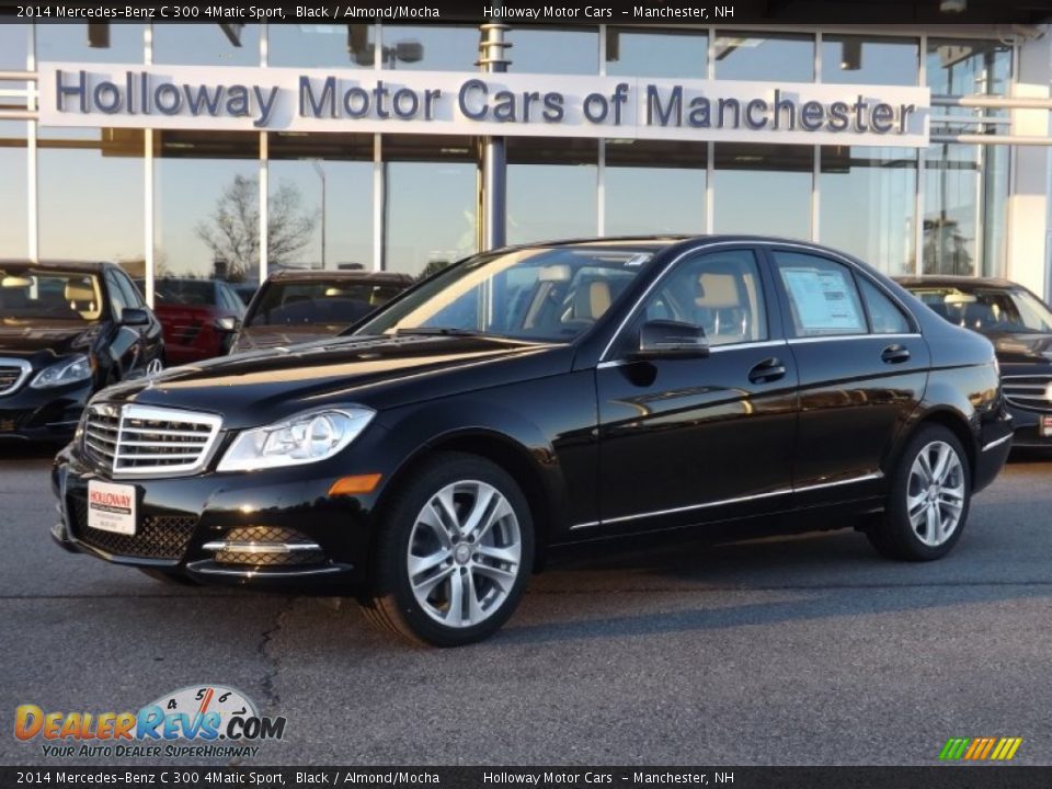 2014 Mercedes-Benz C 300 4Matic Sport Black / Almond/Mocha Photo #1