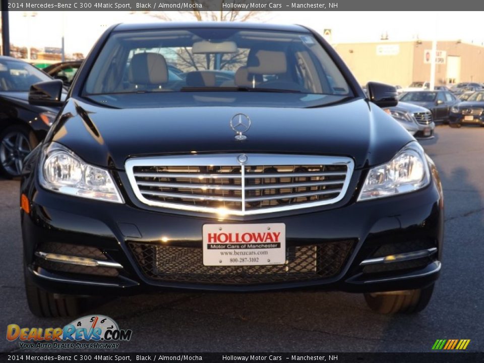 2014 Mercedes-Benz C 300 4Matic Sport Black / Almond/Mocha Photo #2