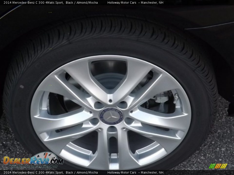 2014 Mercedes-Benz C 300 4Matic Sport Black / Almond/Mocha Photo #5
