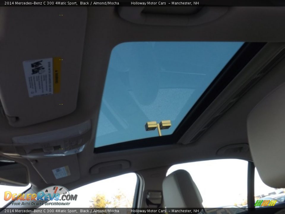 2014 Mercedes-Benz C 300 4Matic Sport Black / Almond/Mocha Photo #11