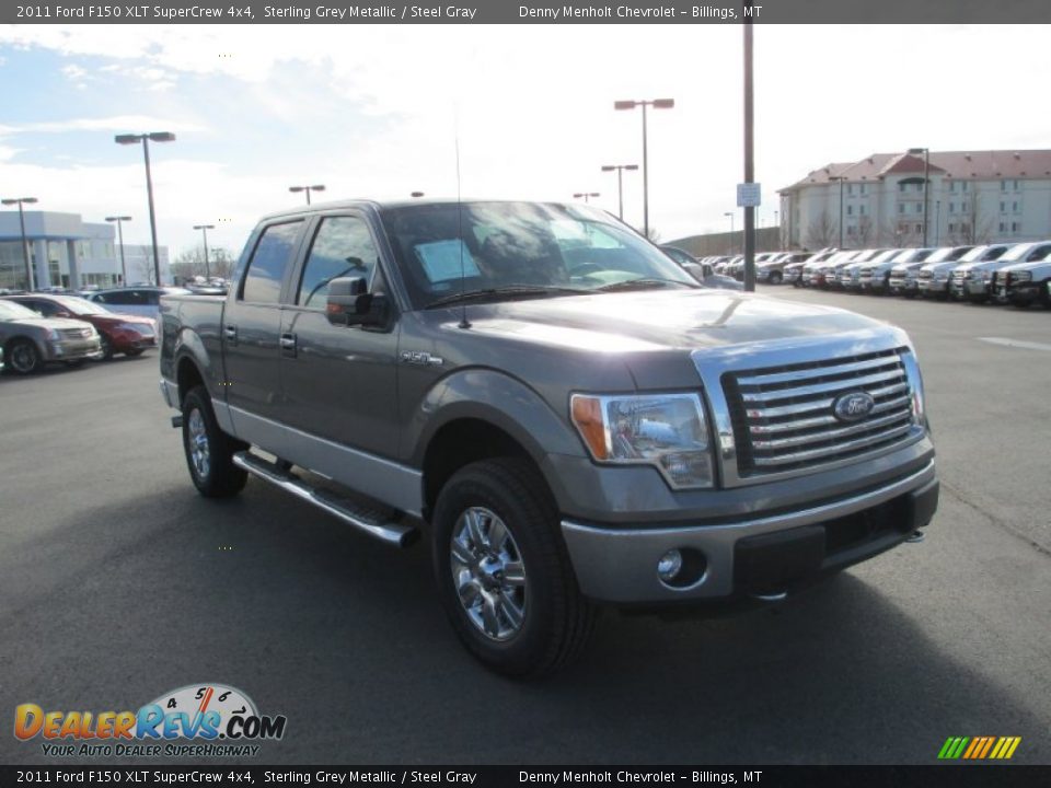 2011 Ford F150 XLT SuperCrew 4x4 Sterling Grey Metallic / Steel Gray Photo #1