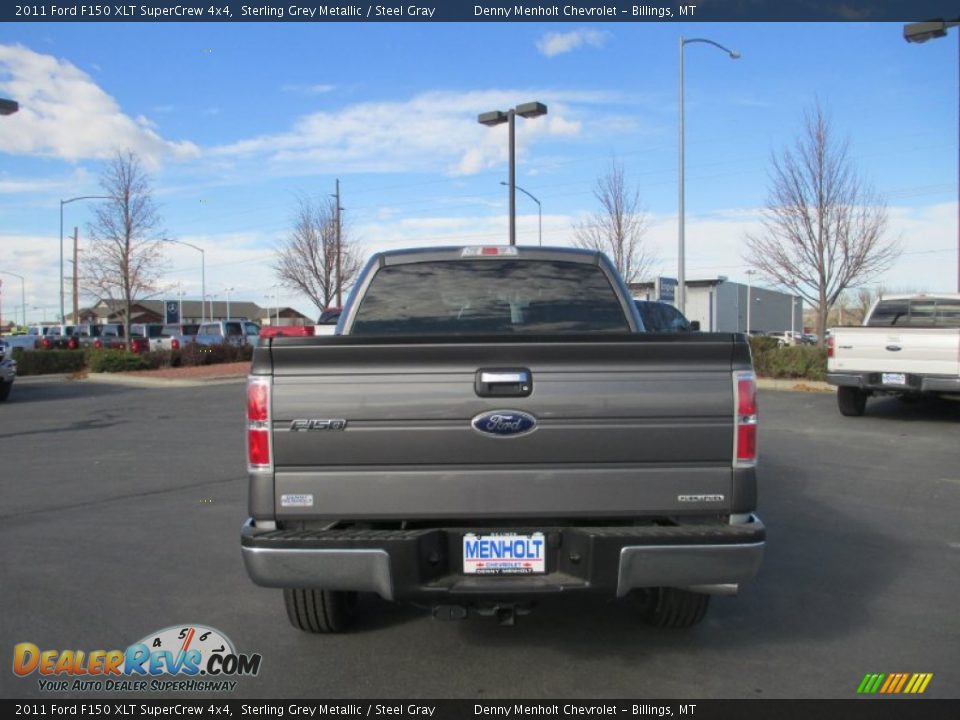 2011 Ford F150 XLT SuperCrew 4x4 Sterling Grey Metallic / Steel Gray Photo #5