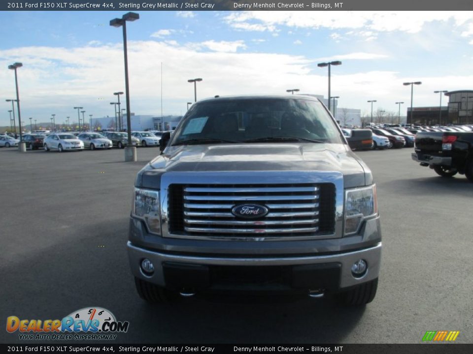 2011 Ford F150 XLT SuperCrew 4x4 Sterling Grey Metallic / Steel Gray Photo #8