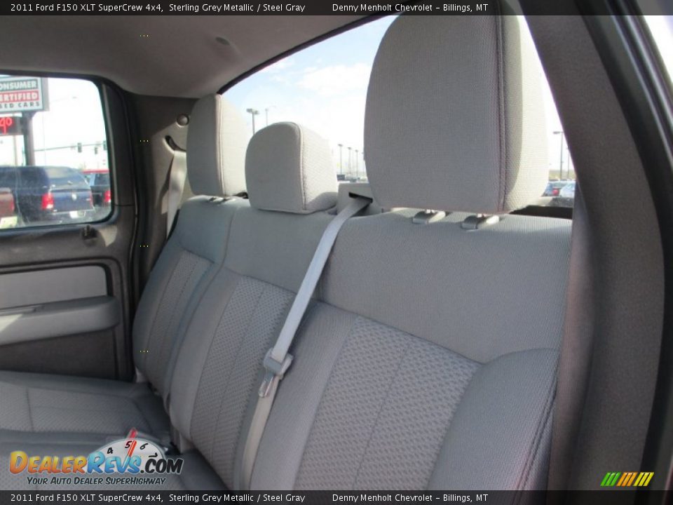 2011 Ford F150 XLT SuperCrew 4x4 Sterling Grey Metallic / Steel Gray Photo #9
