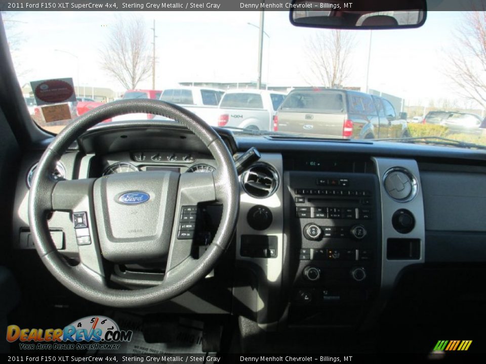 2011 Ford F150 XLT SuperCrew 4x4 Sterling Grey Metallic / Steel Gray Photo #10