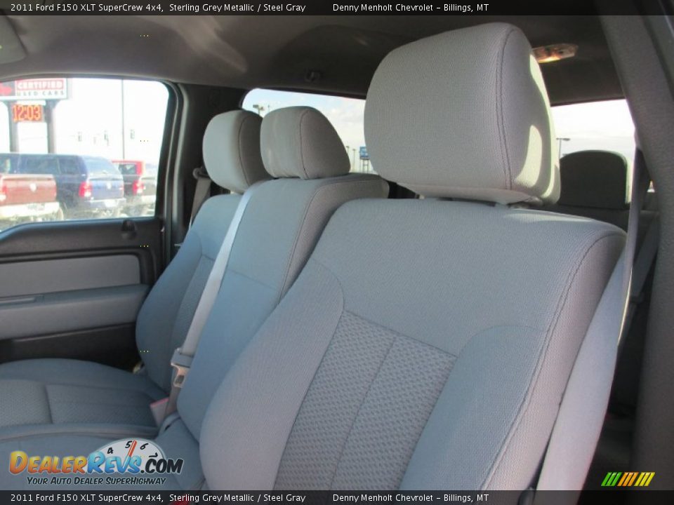 2011 Ford F150 XLT SuperCrew 4x4 Sterling Grey Metallic / Steel Gray Photo #11