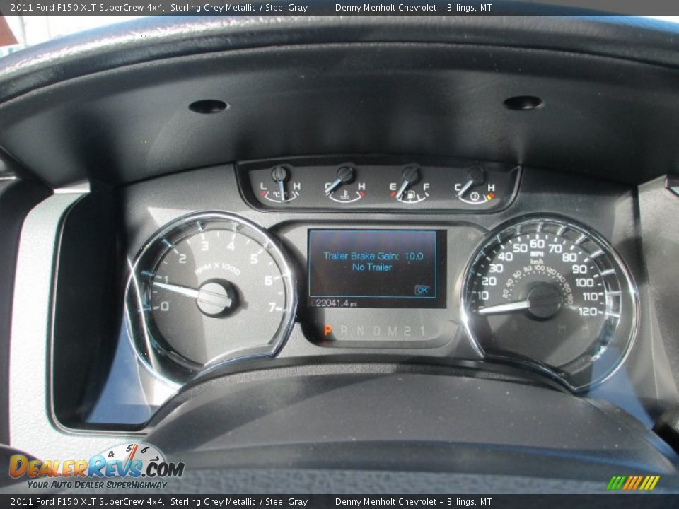 2011 Ford F150 XLT SuperCrew 4x4 Sterling Grey Metallic / Steel Gray Photo #14