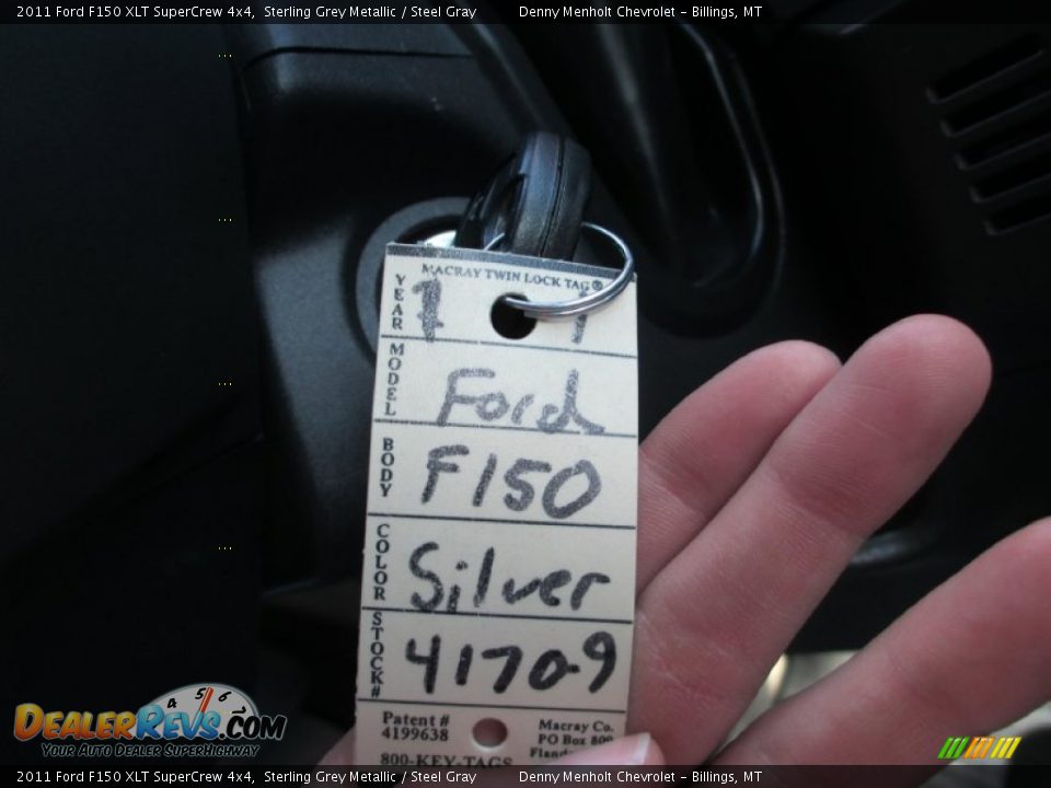2011 Ford F150 XLT SuperCrew 4x4 Sterling Grey Metallic / Steel Gray Photo #17