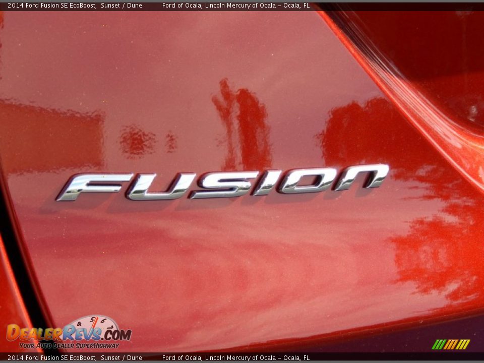 2014 Ford Fusion SE EcoBoost Sunset / Dune Photo #4