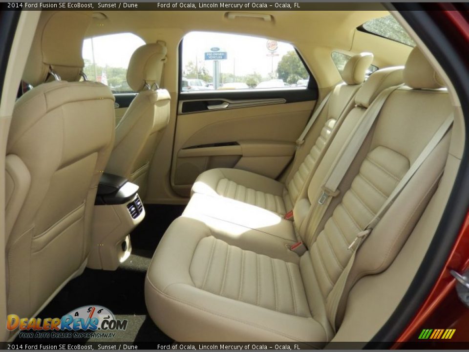 2014 Ford Fusion SE EcoBoost Sunset / Dune Photo #7