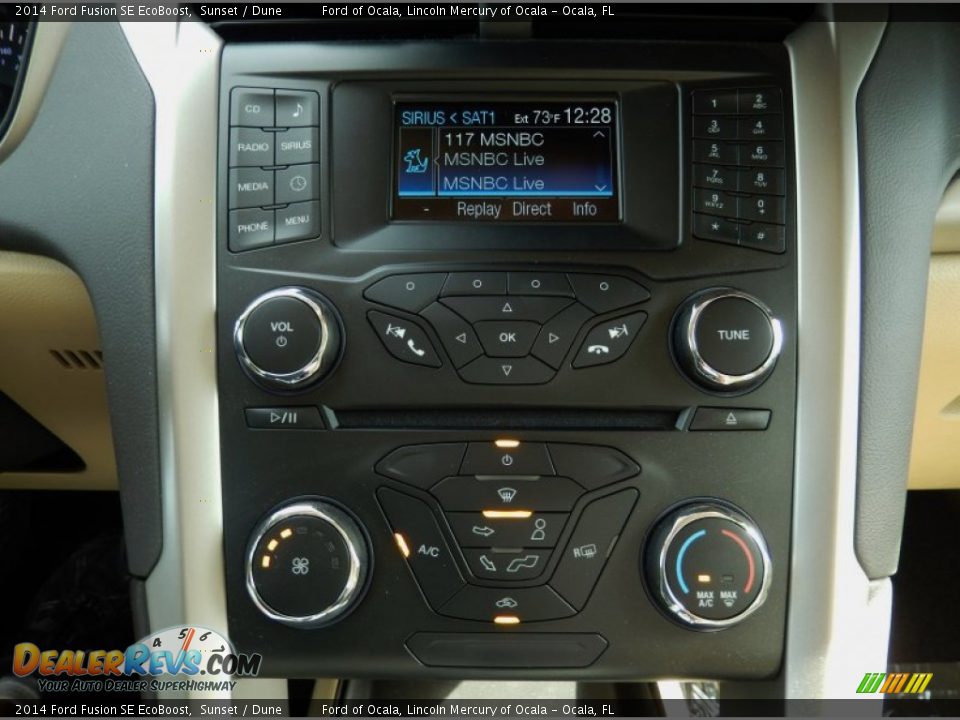 2014 Ford Fusion SE EcoBoost Sunset / Dune Photo #9