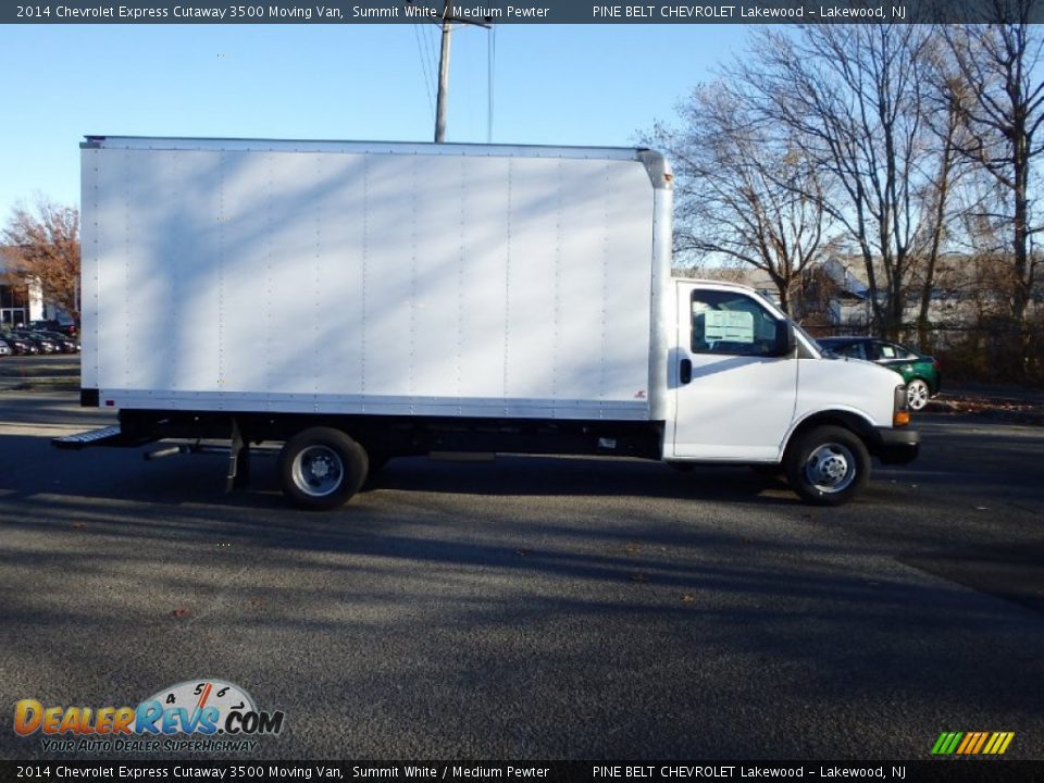 2014 Chevrolet Express Cutaway 3500 Moving Van Summit White / Medium Pewter Photo #4