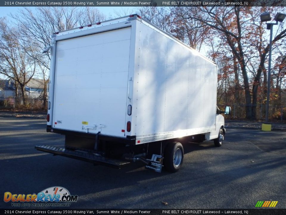 2014 Chevrolet Express Cutaway 3500 Moving Van Summit White / Medium Pewter Photo #7