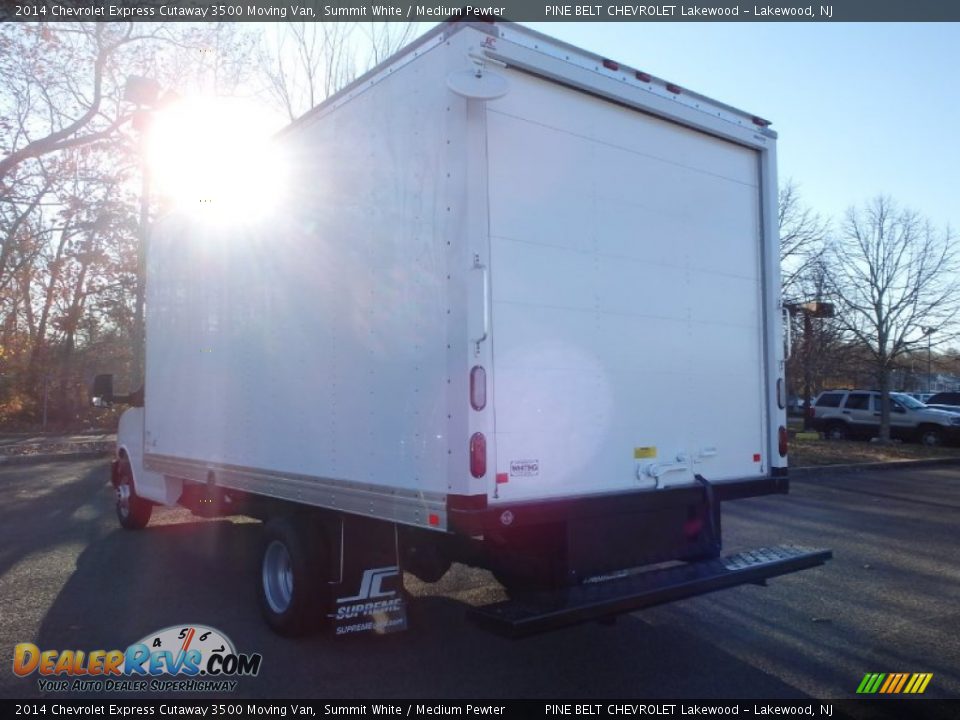 2014 Chevrolet Express Cutaway 3500 Moving Van Summit White / Medium Pewter Photo #9