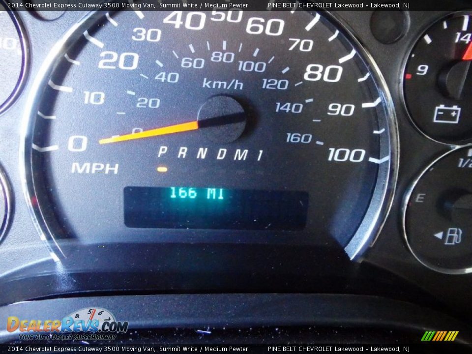 2014 Chevrolet Express Cutaway 3500 Moving Van Summit White / Medium Pewter Photo #18