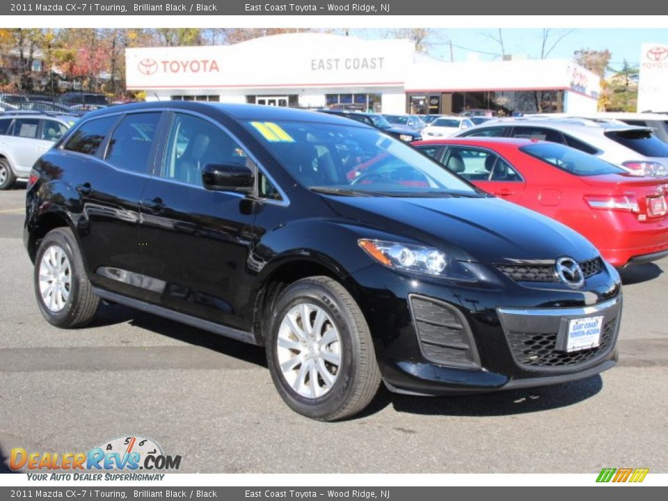 2011 Mazda CX-7 i Touring Brilliant Black / Black Photo #1