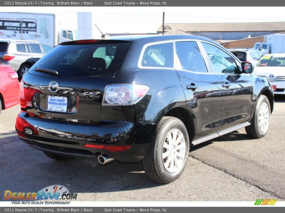 2011 Mazda CX-7 i Touring Brilliant Black / Black Photo #4