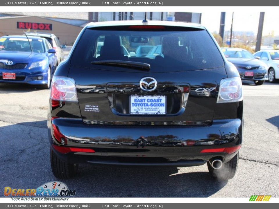 2011 Mazda CX-7 i Touring Brilliant Black / Black Photo #5