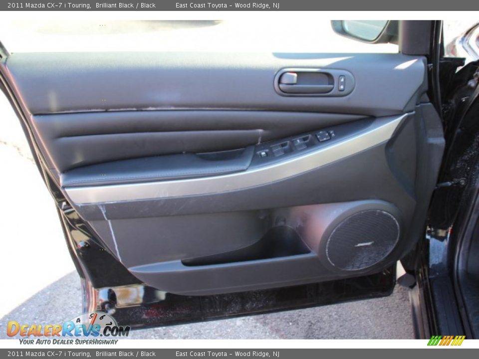 2011 Mazda CX-7 i Touring Brilliant Black / Black Photo #6