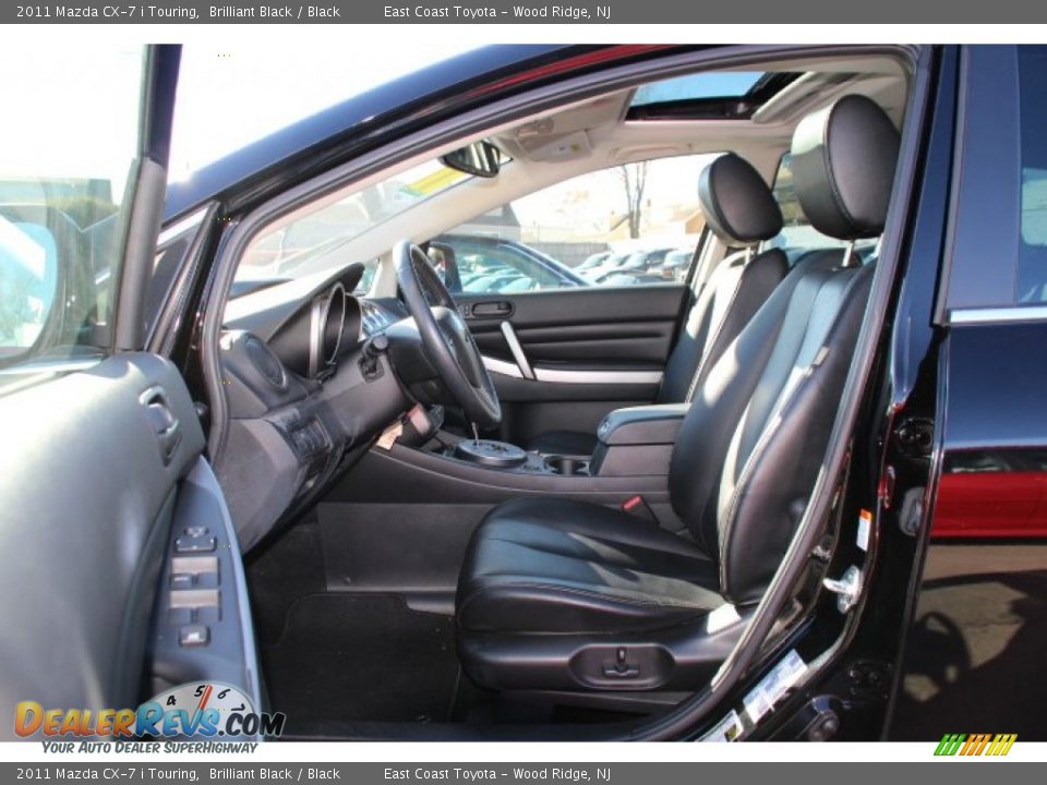 2011 Mazda CX-7 i Touring Brilliant Black / Black Photo #7