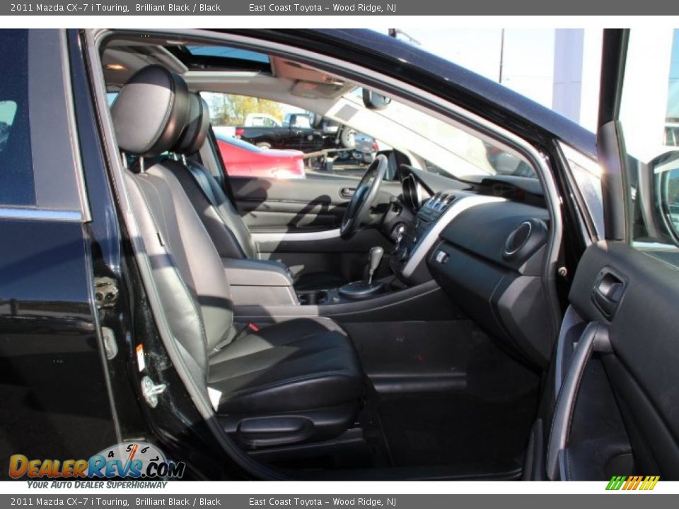 2011 Mazda CX-7 i Touring Brilliant Black / Black Photo #8
