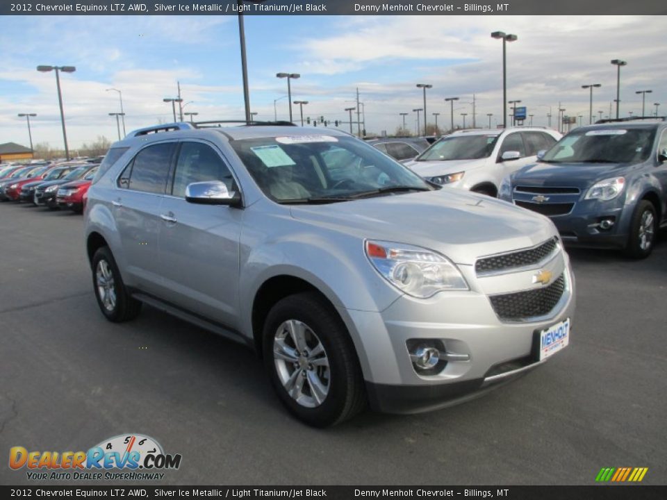 2012 Chevrolet Equinox LTZ AWD Silver Ice Metallic / Light Titanium/Jet Black Photo #1