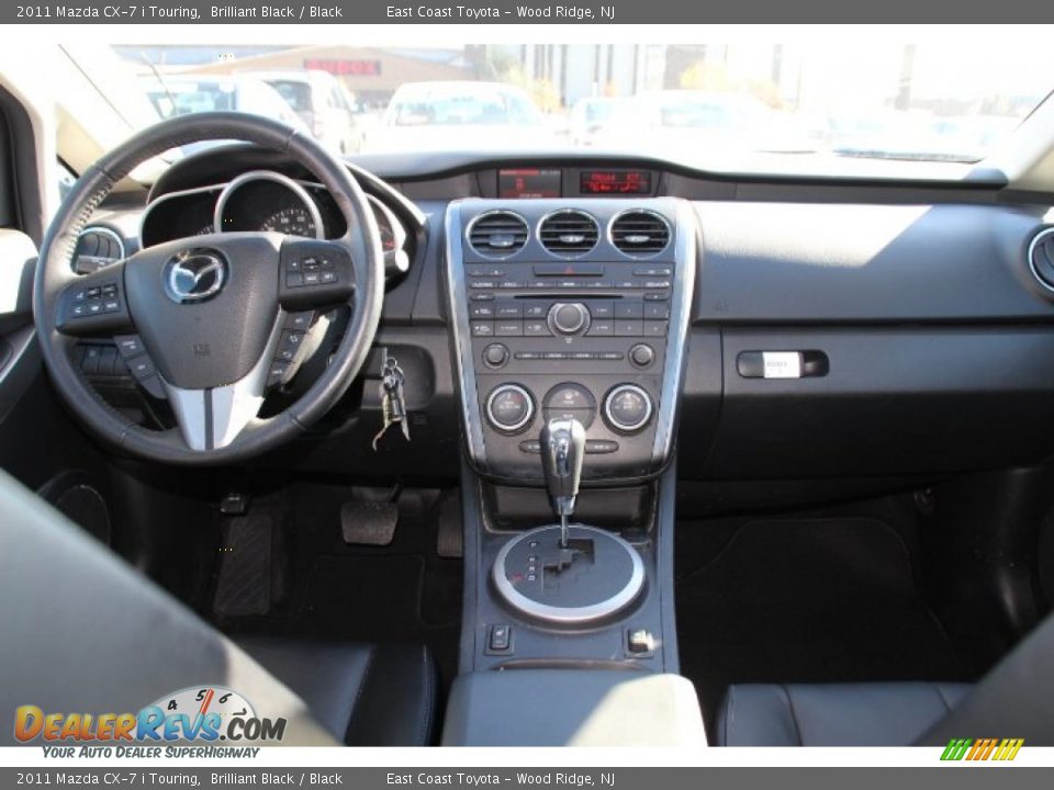 2011 Mazda CX-7 i Touring Brilliant Black / Black Photo #10